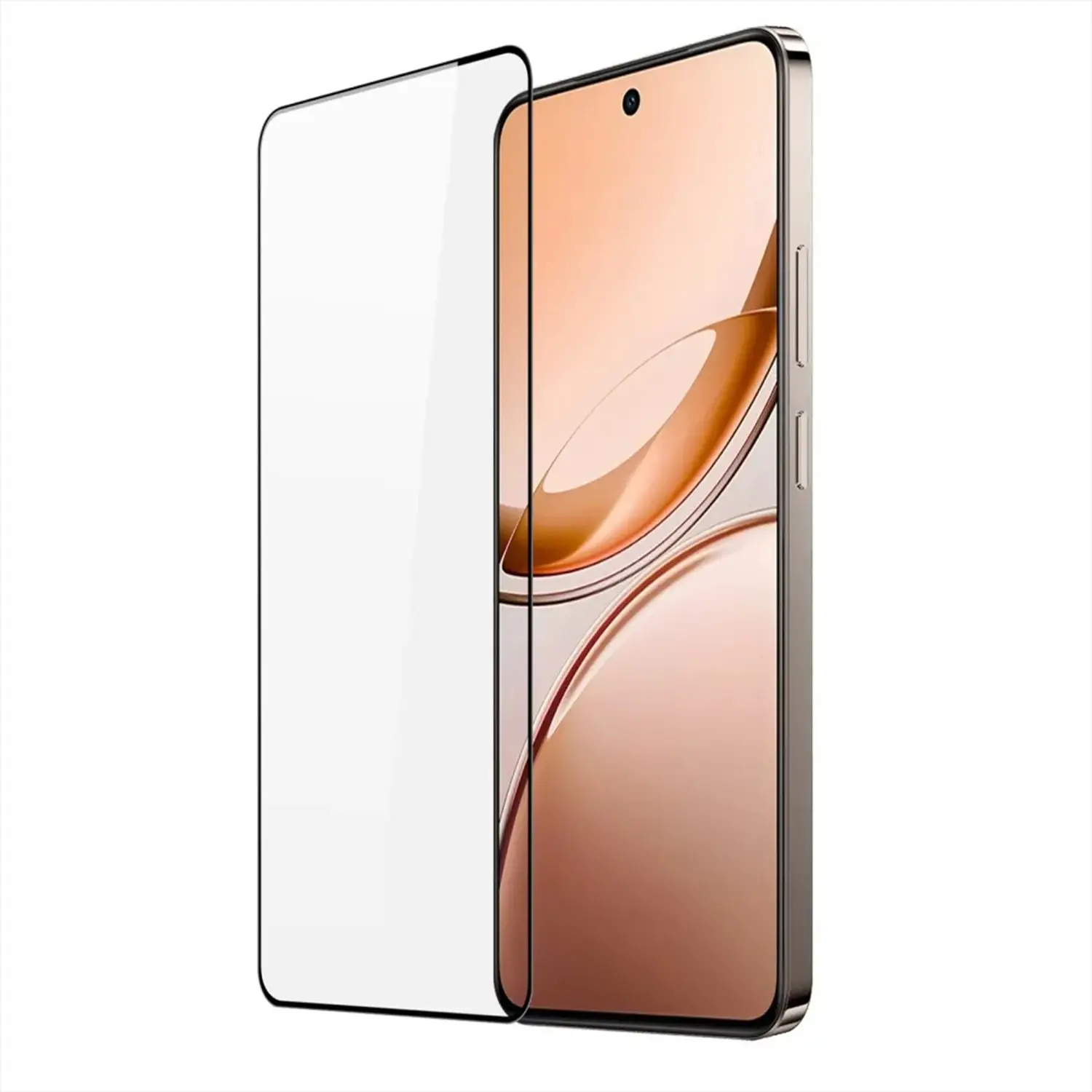 3D ochranné tvrzené sklo s rámečkem pro Vivo V50 Lite 5G - černé