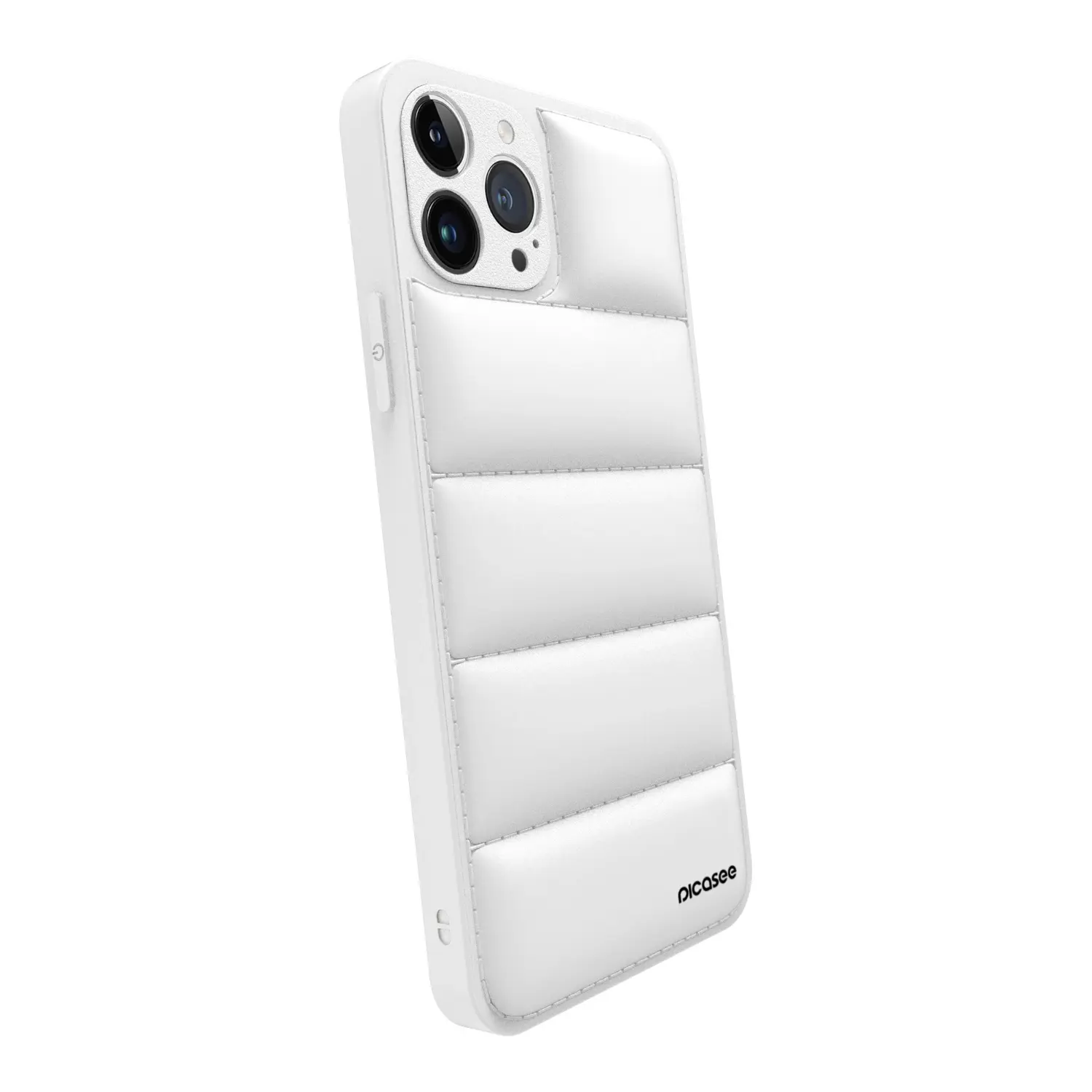 Puffer case pro Apple iPhone 15 Pro - Picasee Puffer - Bílá