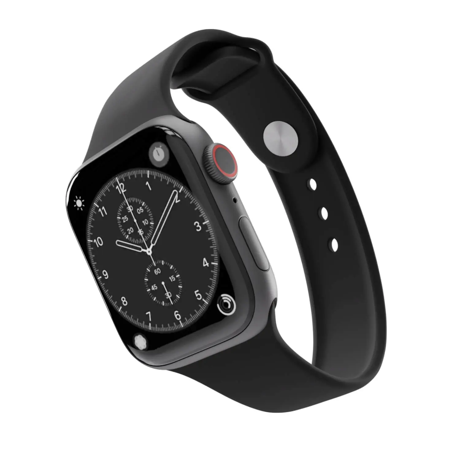 Pásek s gravírováním pro Apple Watch SE 44 mm (2024) - Černá