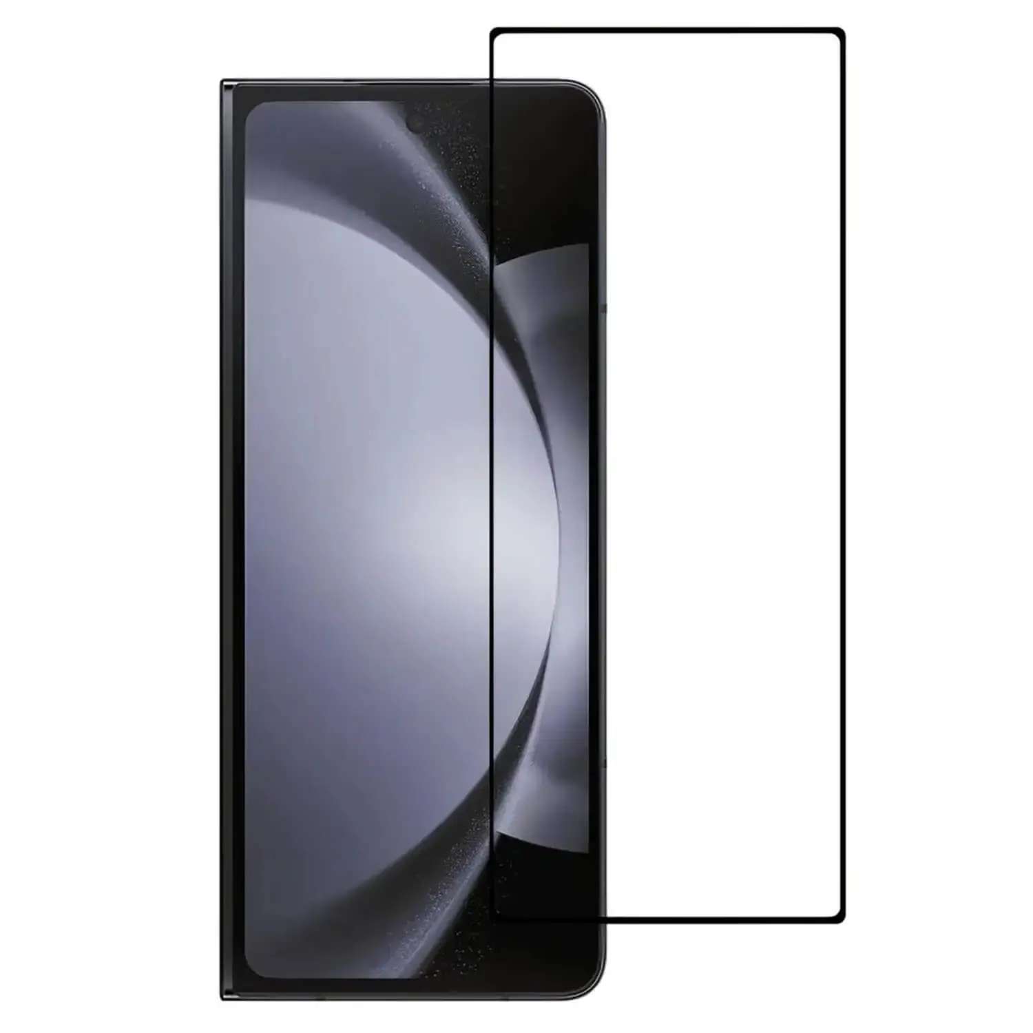 3x 3D tvrzené sklo s rámečkem pro Samsung Galaxy Z Fold7 5G - černé - 2+1 zdarma