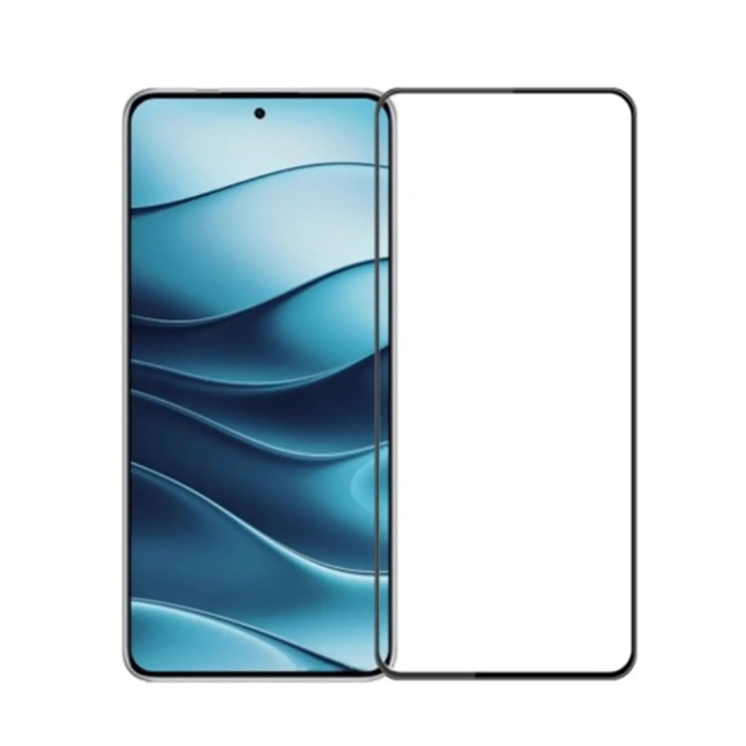 3x 3D tvrzené sklo s rámečkem pro Xiaomi Redmi Note 14S - černé - 2+1 zdarma