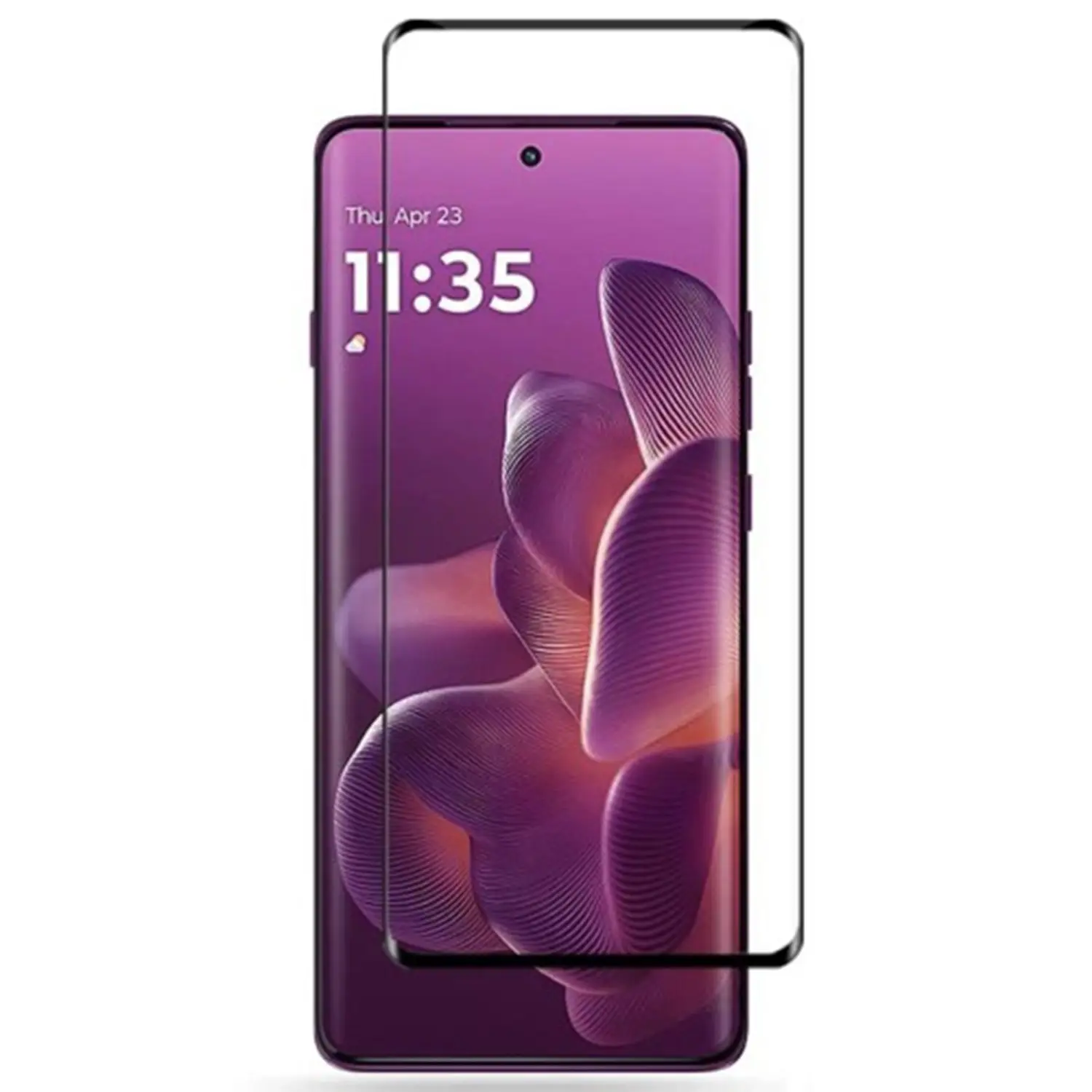 3D ochranné tvrzené sklo s rámečkem pro Motorola Edge 60 Pro - černé