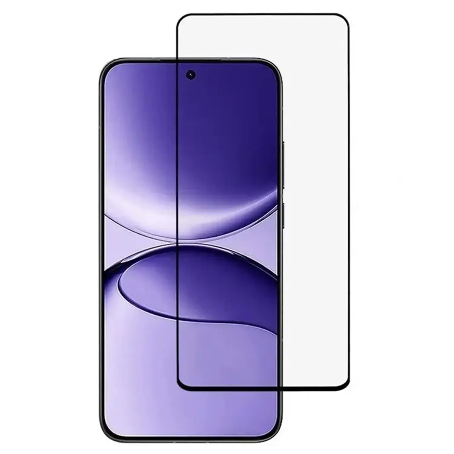 3x 3D tvrzené sklo s rámečkem pro Motorola Moto E14 - černé - 2+1 zdarma