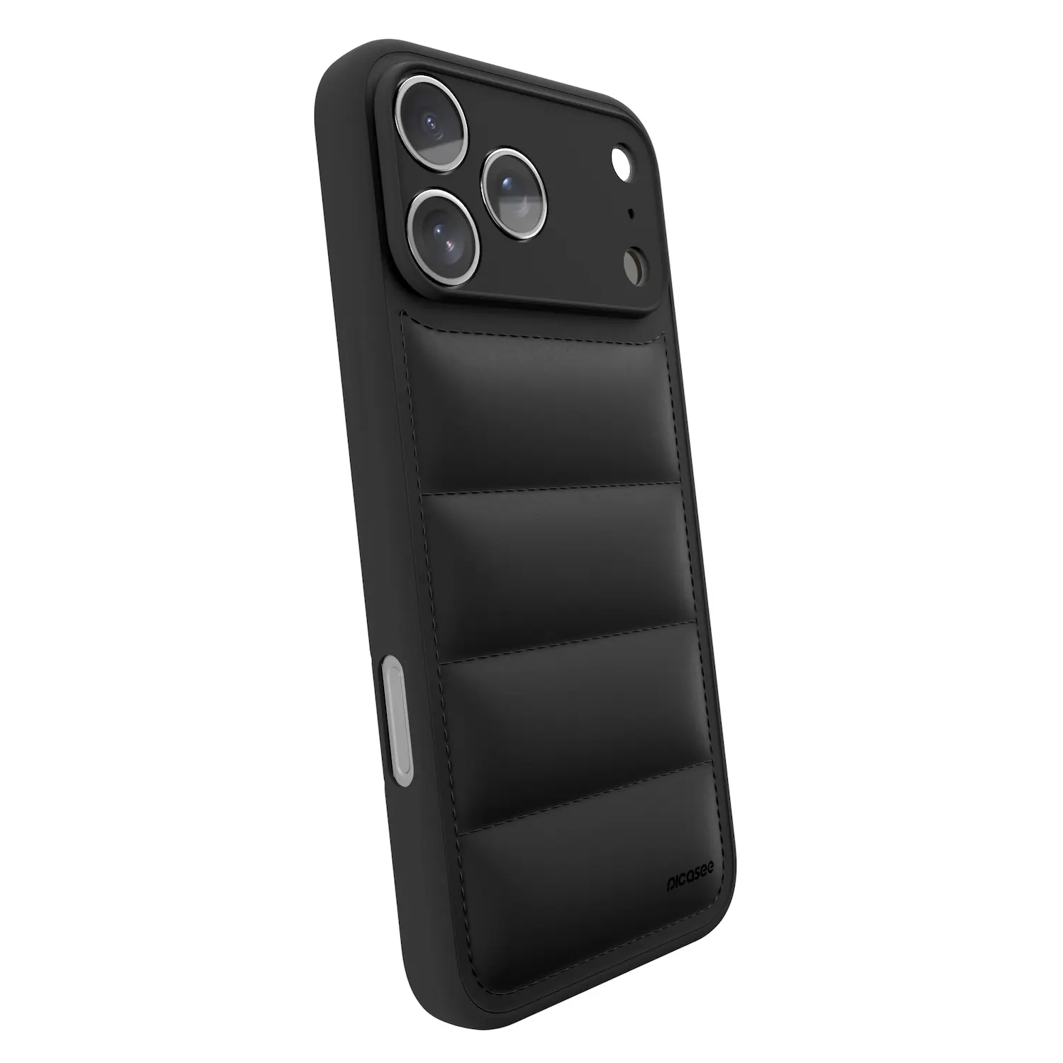 Puffer case pro Apple iPhone 17 Pro Max - Picasee Puffer - Černá