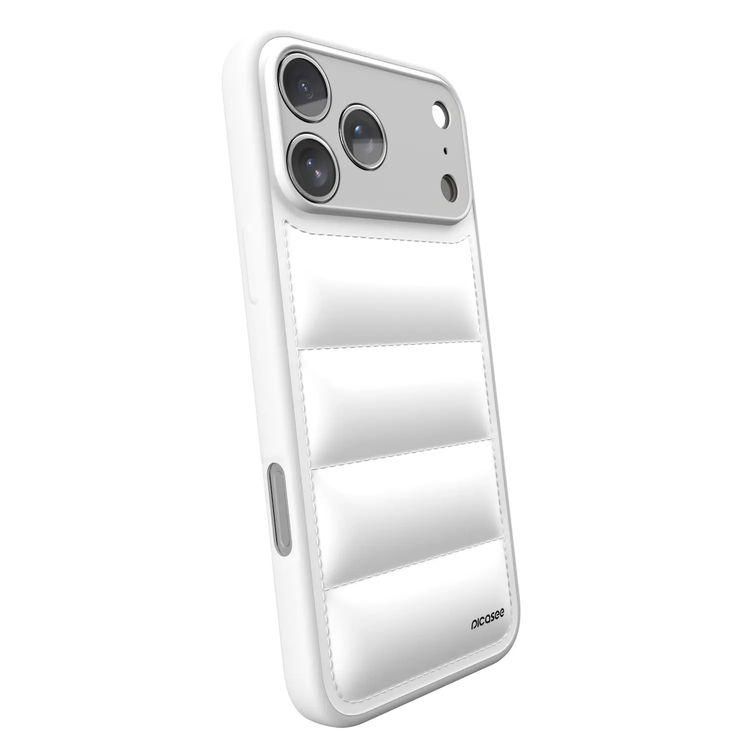 Puffer case pro Apple iPhone 17 Pro Max - Picasee Puffer - Bílá