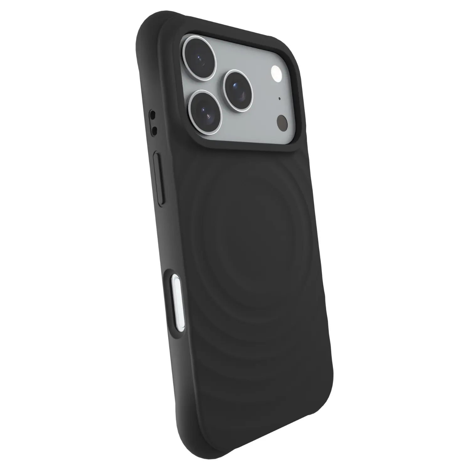 Shock-proof case MagSafe na Apple iPhone 17 Pro - Vlastní gravírování - Černá