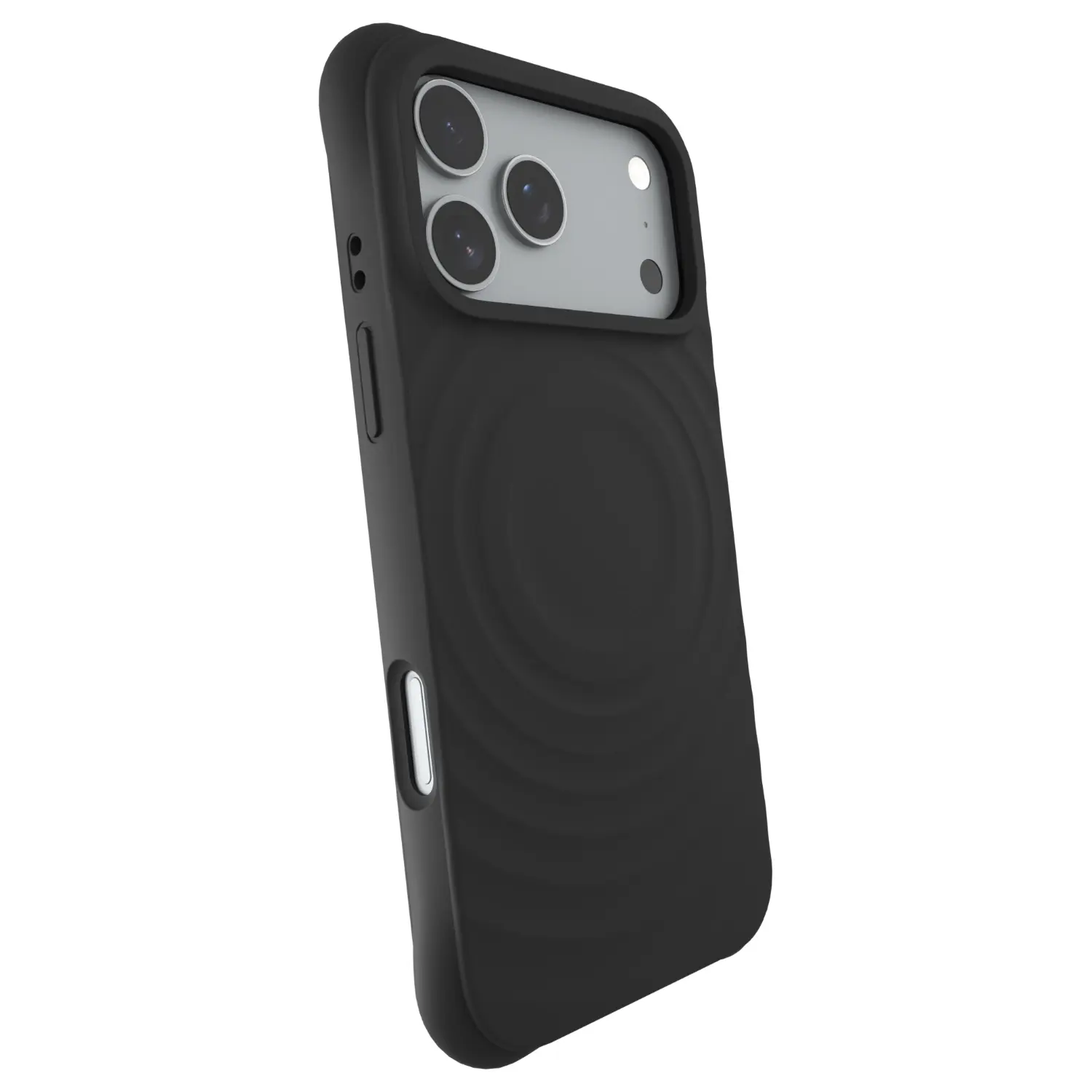 Shock-proof case MagSafe na Apple iPhone 17 Pro Max - Vlastní gravírování - Černá