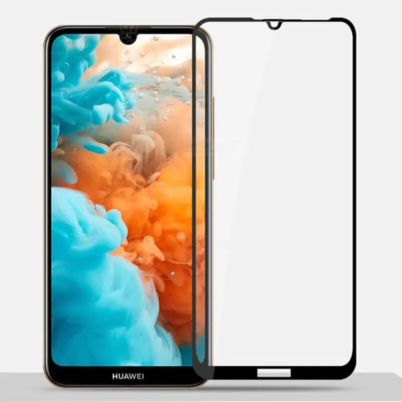 3D ochranné tvrzené sklo s rámečkem pro Huawei Y6 2019 - černé