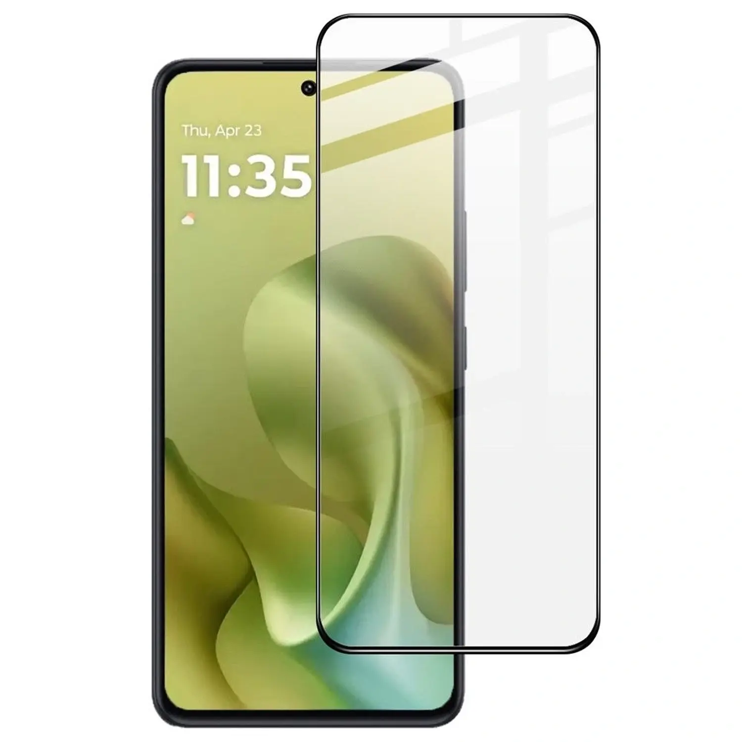 3x 3D tvrzené sklo s rámečkem pro Motorola Moto G86 Power 5G - černé - 2+1 zdarma