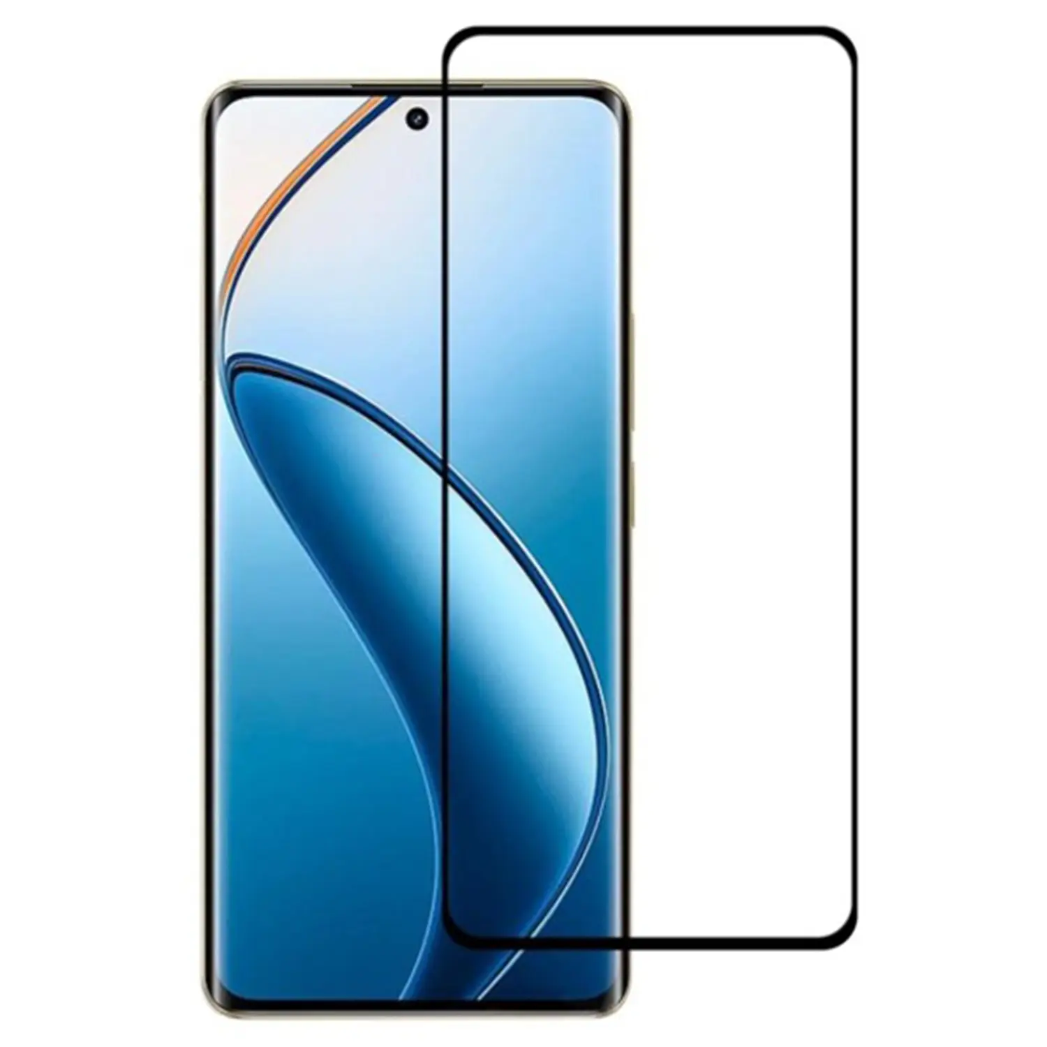 3x 3D tvrzené sklo s rámečkem pro Xiaomi Redmi 15C 5G - černé - 2+1 zdarma