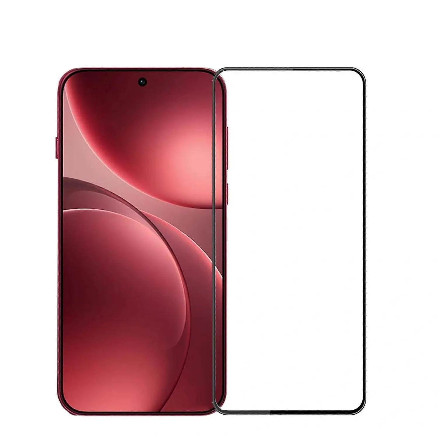 3x 3D tvrzené sklo s rámečkem pro OPPO Find X9 - černé - 2+1 zdarma