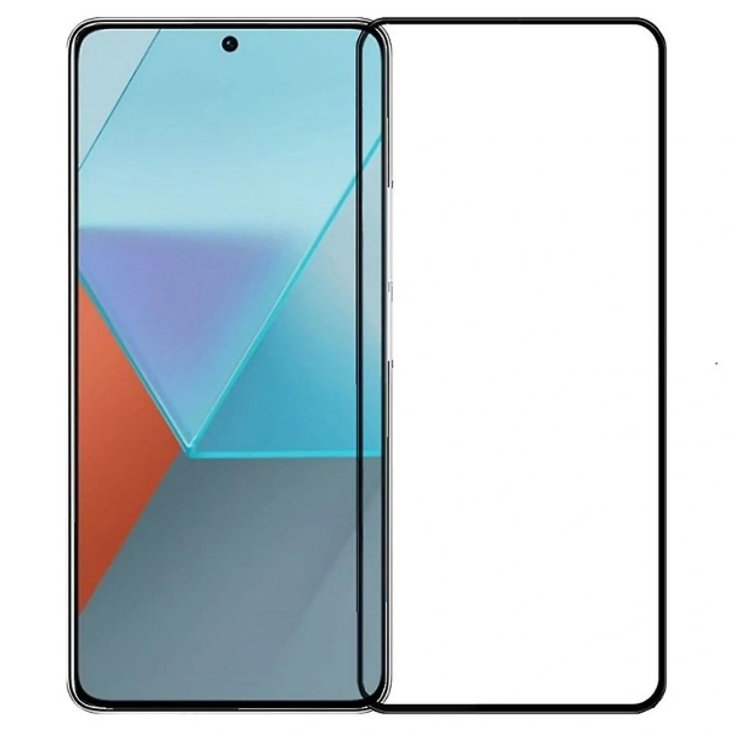 3D ochranné tvrzené sklo s rámečkem pro Xiaomi Redmi Note 15 Pro 5G - černé