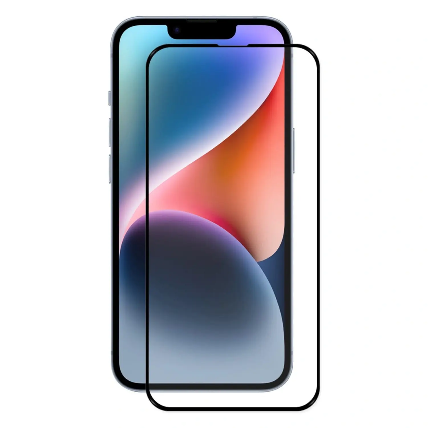 3x 3D tvrzené sklo s rámečkem pro Apple iPhone 16e - černé - 2+1 zdarma