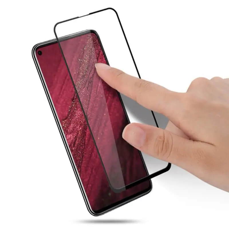 3x 3D tvrzené sklo s rámečkem pro Honor 20 Pro - černé - 2+1 zdarma