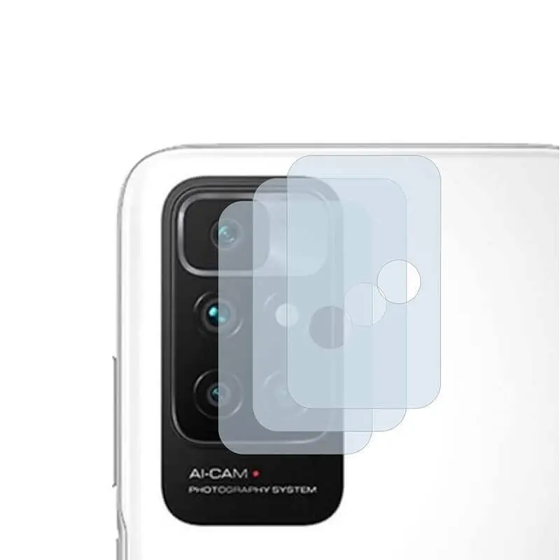 3x ochranné sklo na čočku fotoaparátu a kamery pro Xiaomi Redmi 10 (2022) 2+1 zdarma