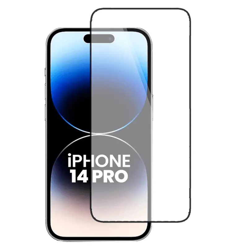 3D ochranné tvrzené sklo s rámečkem pro Apple iPhone 14 Pro - černé