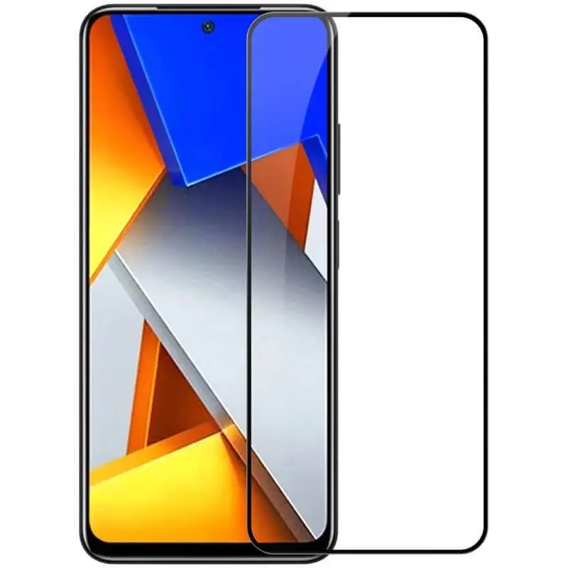 3D ochranné tvrzené sklo s rámečkem pro Xiaomi Poco M4 Pro - černé