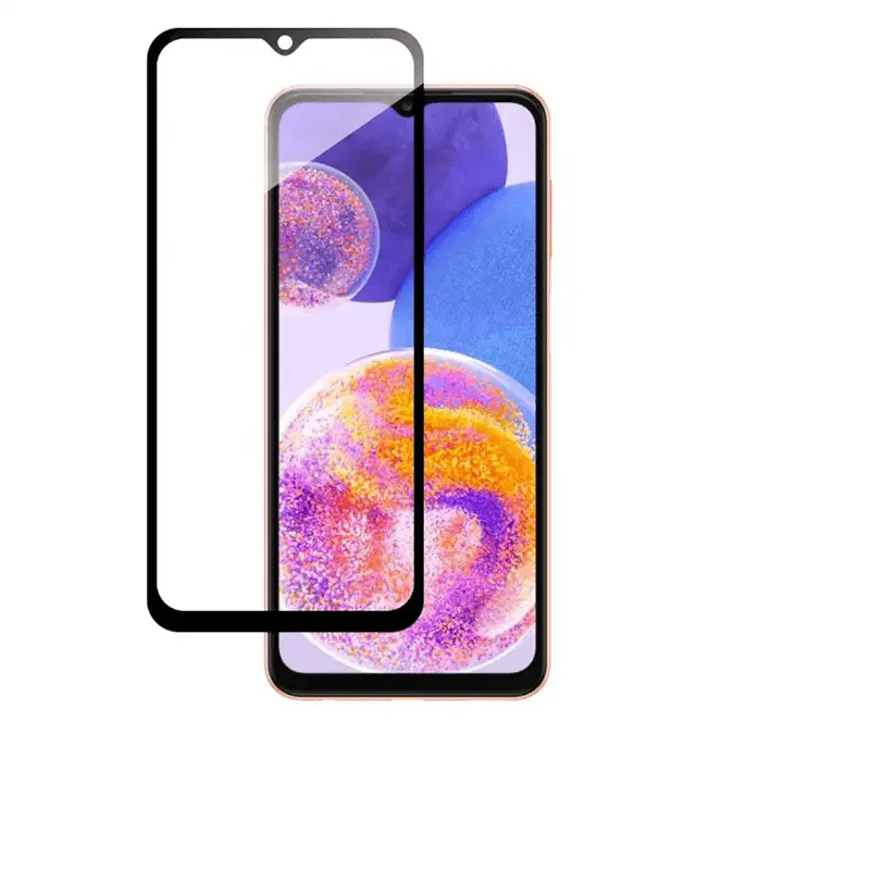 3D ochranné tvrzené sklo s rámečkem pro Samsung Galaxy A23 A235F 4G - černé