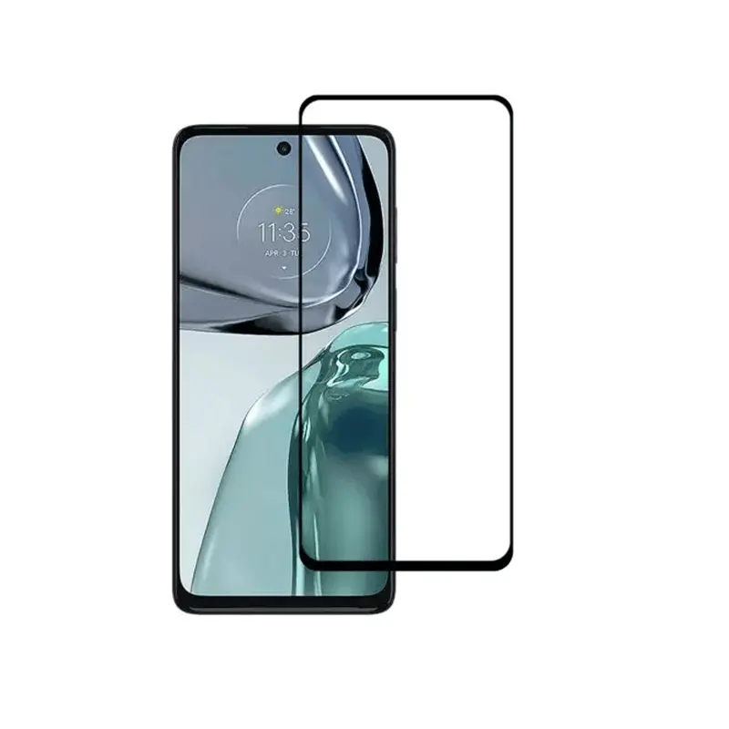 3x 3D tvrzené sklo s rámečkem pro Motorola Moto G32 - černé - 2+1 zdarma
