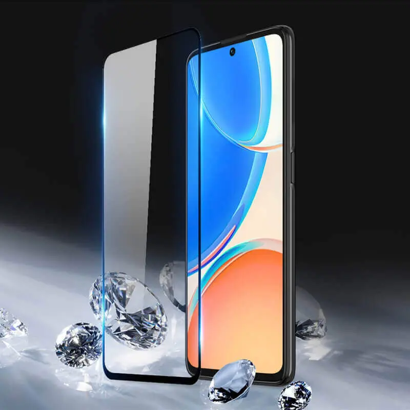3D ochranné tvrzené sklo s rámečkem pro Honor X6 - černé