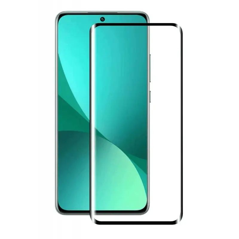 3x 3D tvrzené sklo s rámečkem pro Xiaomi Redmi Note 12 5G - černé - 2+1 zdarma