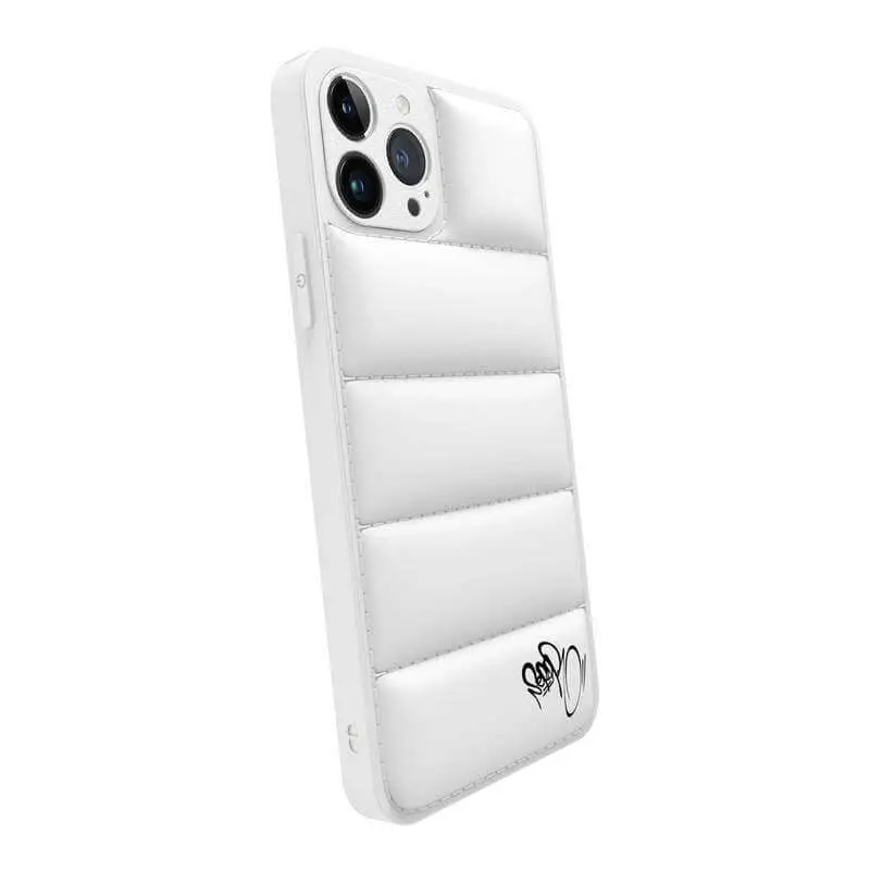 Puffer case pro Apple iPhone 14 - Separ Puffer - Bílá