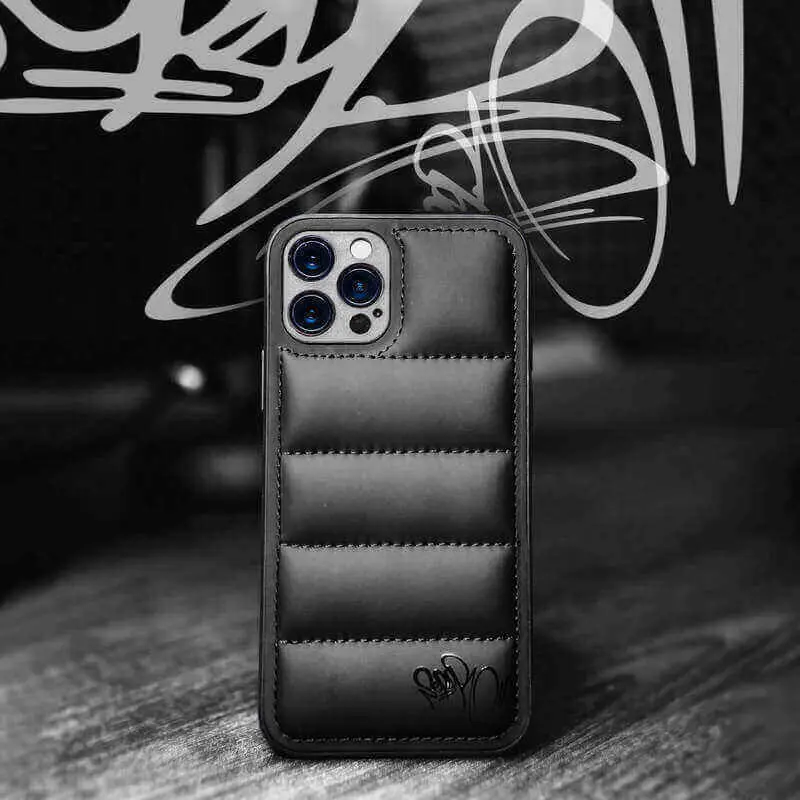 Puffer case pro Apple iPhone 12 Pro Max - Separ Puffer - Černá