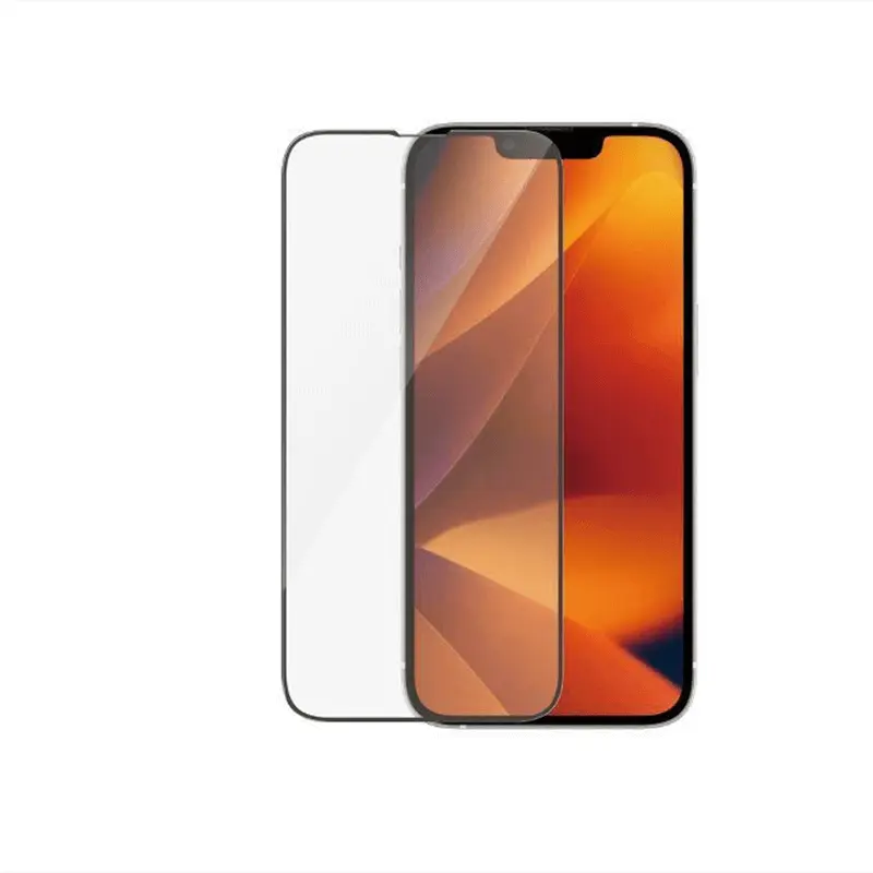 3x 3D tvrzené sklo s rámečkem pro Apple iPhone 15 Plus - černé - 2+1 zdarma