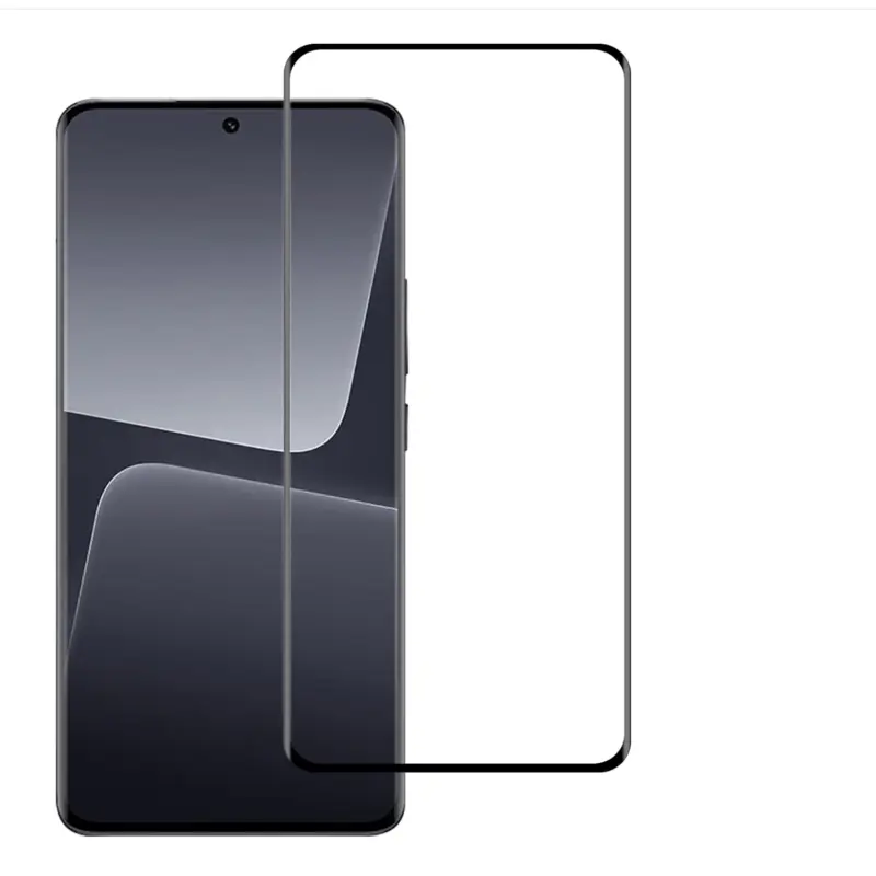 3D ochranné tvrzené sklo s rámečkem pro Xiaomi 13T - černé