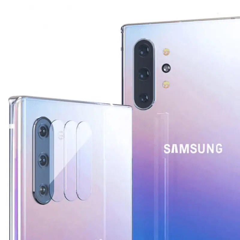 3x ochranné sklo na čočku fotoaparátu a kamery pro Samsung Galaxy Note 10+ N975F 2+1 zdarma