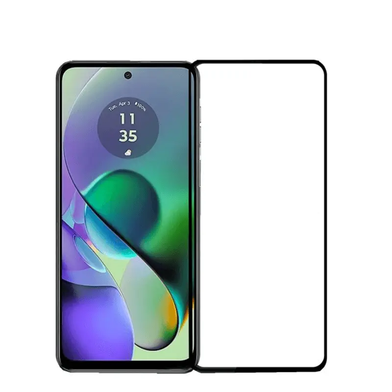3D ochranné tvrzené sklo s rámečkem pro Motorola Moto G54 5G - černé