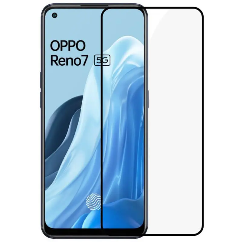 3D ochranné tvrzené sklo s rámečkem pro OPPO Reno 7 5G - černé