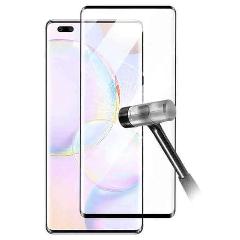 3D ochranné tvrzené sklo s rámečkem pro Honor 70 Lite - černé