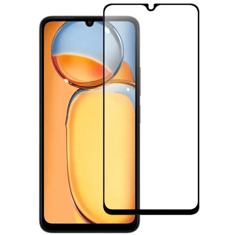 3D ochranné tvrzené sklo s rámečkem pro Xiaomi Redmi 13C 4G - černé