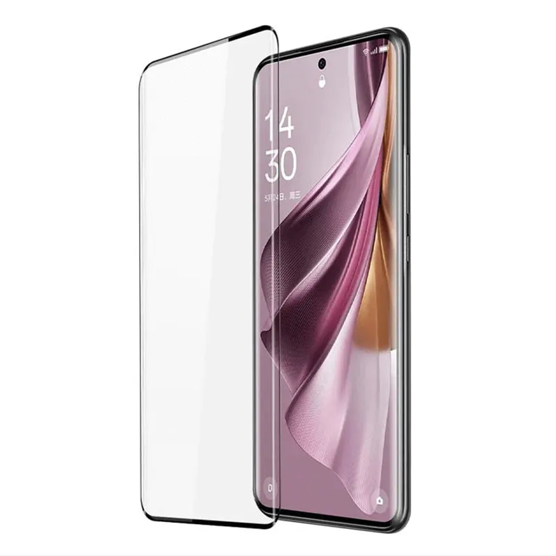 3D zahnuté ochranné sklo pro Motorola Edge 40 - černé