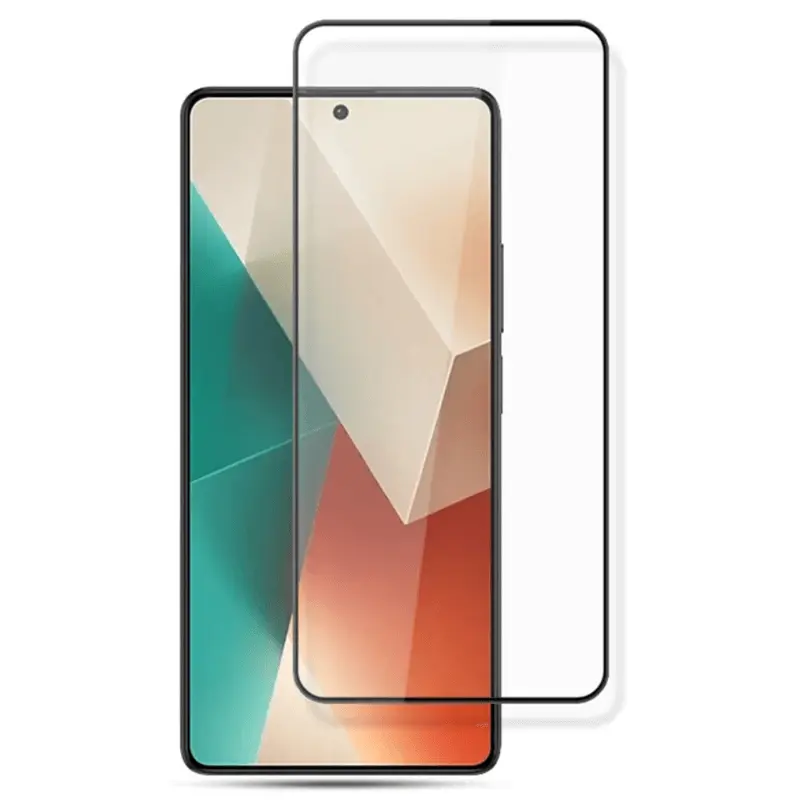 3x 3D tvrzené sklo s rámečkem pro Xiaomi Redmi Note 13 4G - černé - 2+1 zdarma