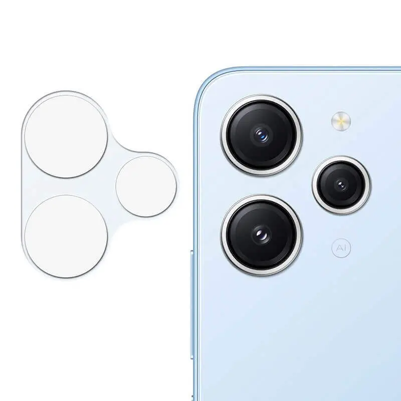3x ochranné sklo na čočku fotoaparátu a kamery pro Xiaomi Redmi 12 5G 2+1 zdarma