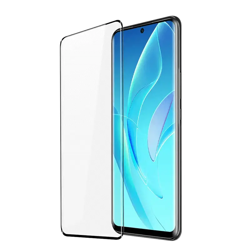 3x 3D tvrzené sklo s rámečkem pro Honor 200 Lite - černé - 2+1 zdarma