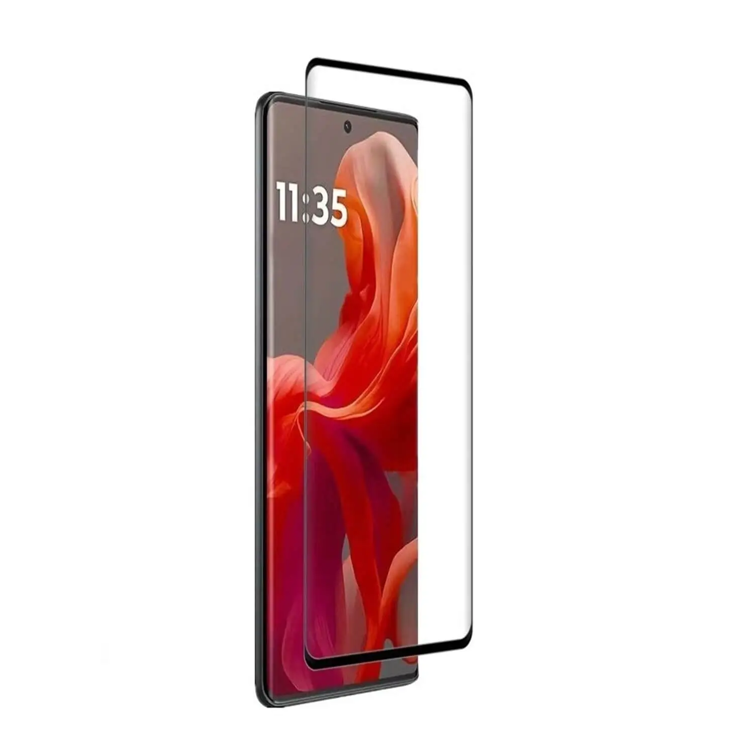 3D ochranné tvrzené sklo s rámečkem pro Motorola Moto G85 - černé