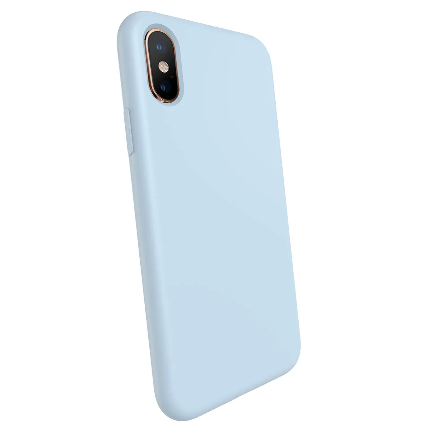 Liquid case na Apple iPhone X/XS - Vlastní gravírování - Modrá