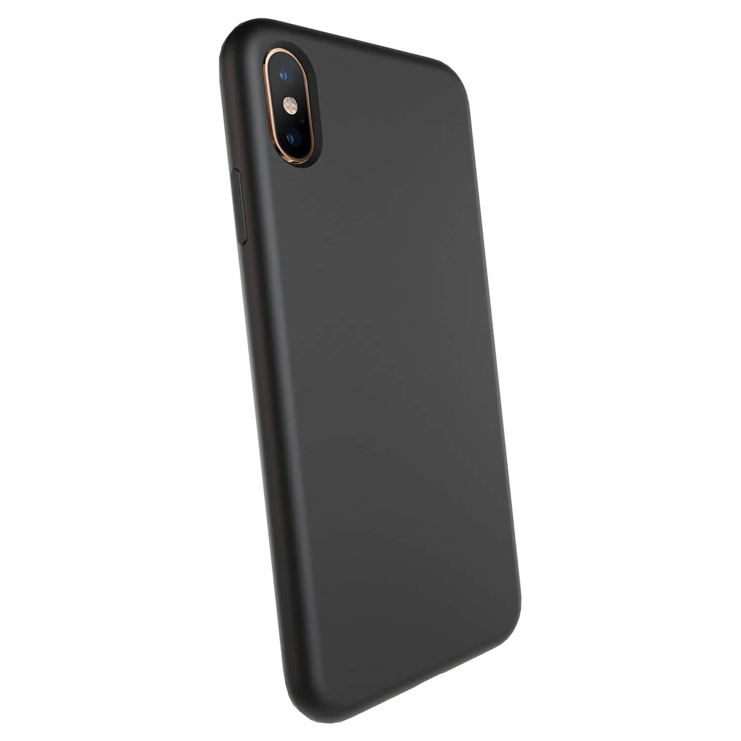 Liquid case na Apple iPhone XS Max - Vlastní gravírování - Černá
