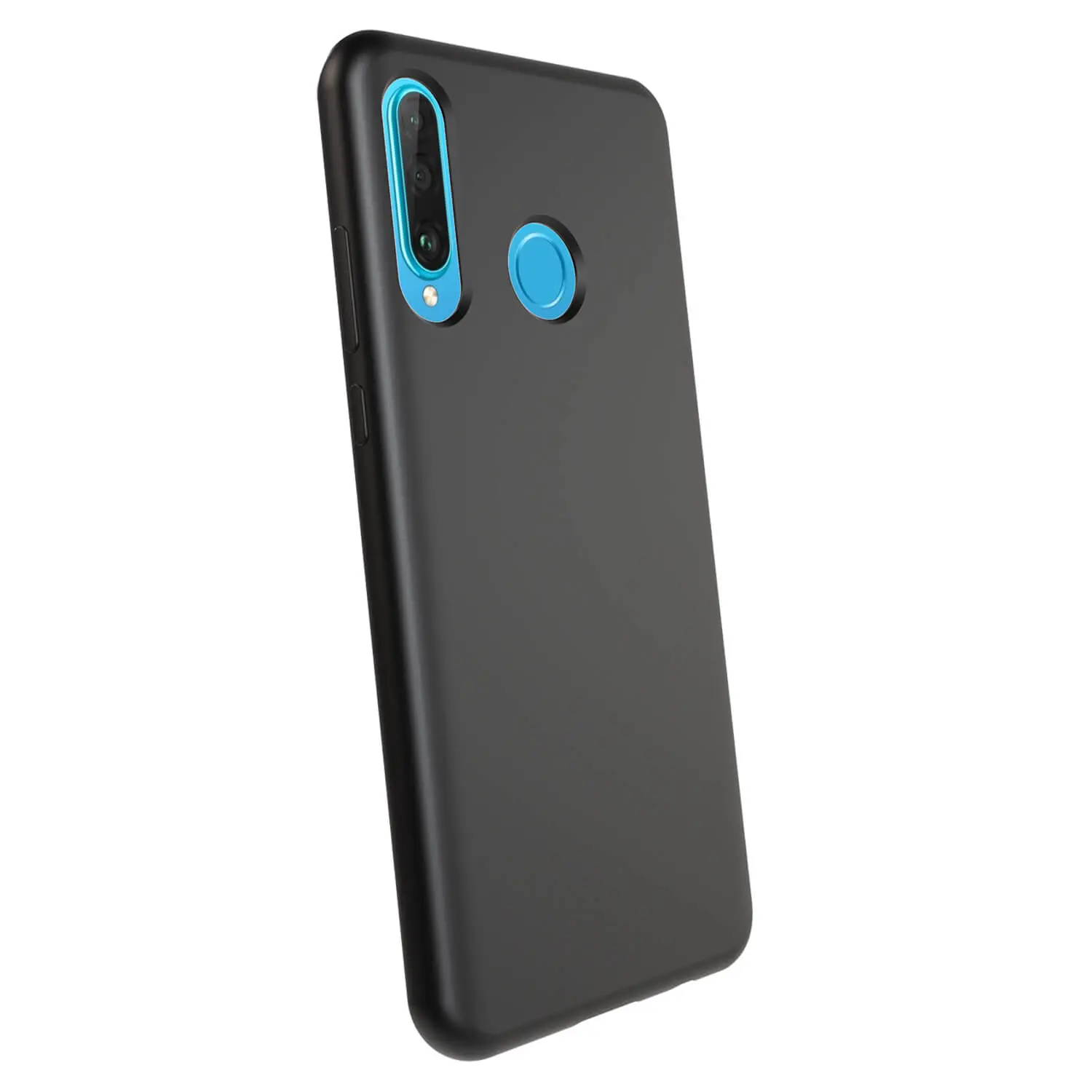 Liquid case na Huawei P30 Lite - Vlastní gravírování - Černá
