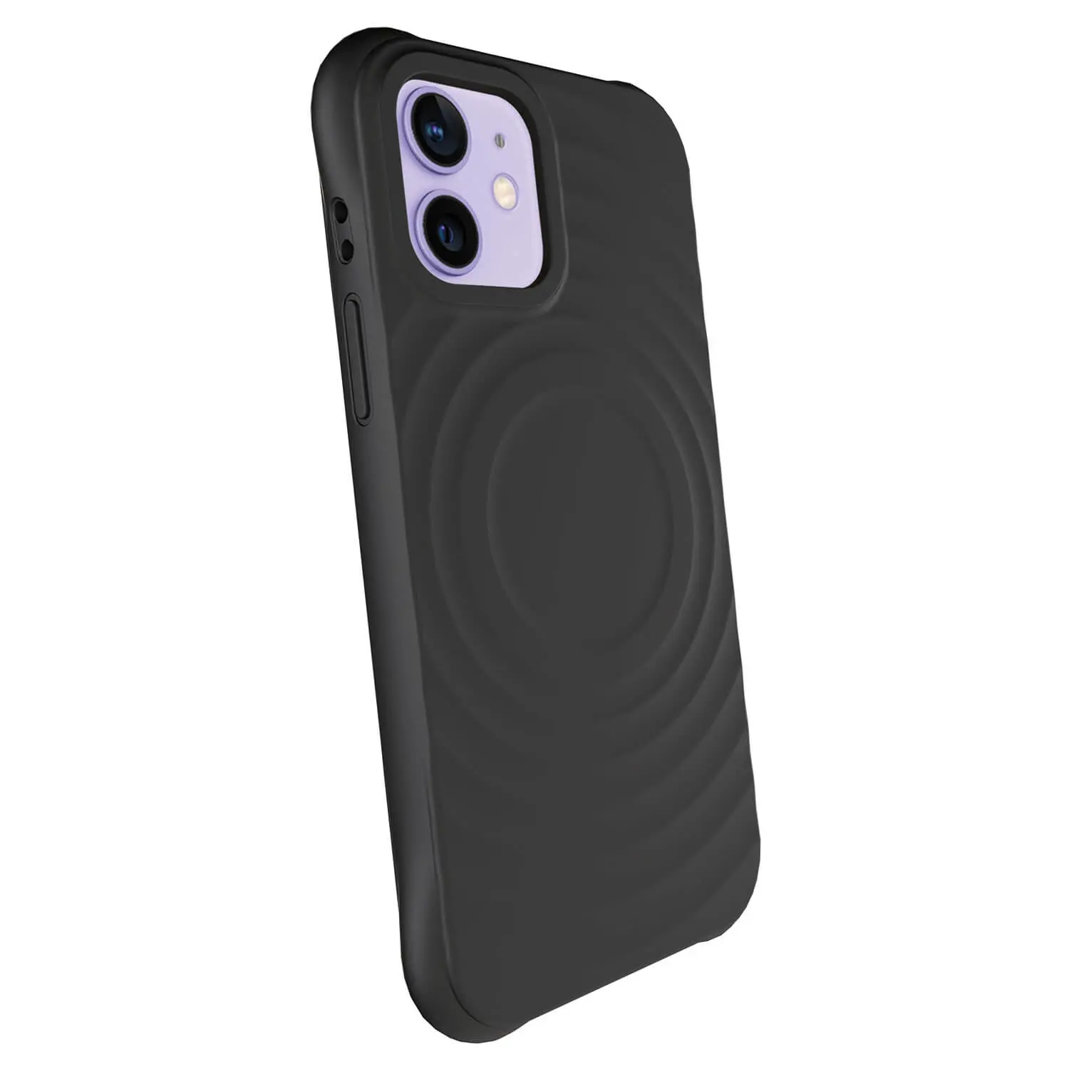 Shock-proof case MagSafe na Apple iPhone 12 - Vlastní gravírování - Černá