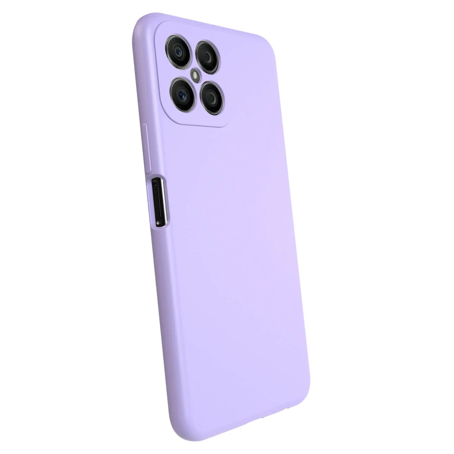 Liquid case na Honor X8 4G - Vlastní gravírování - Fialová