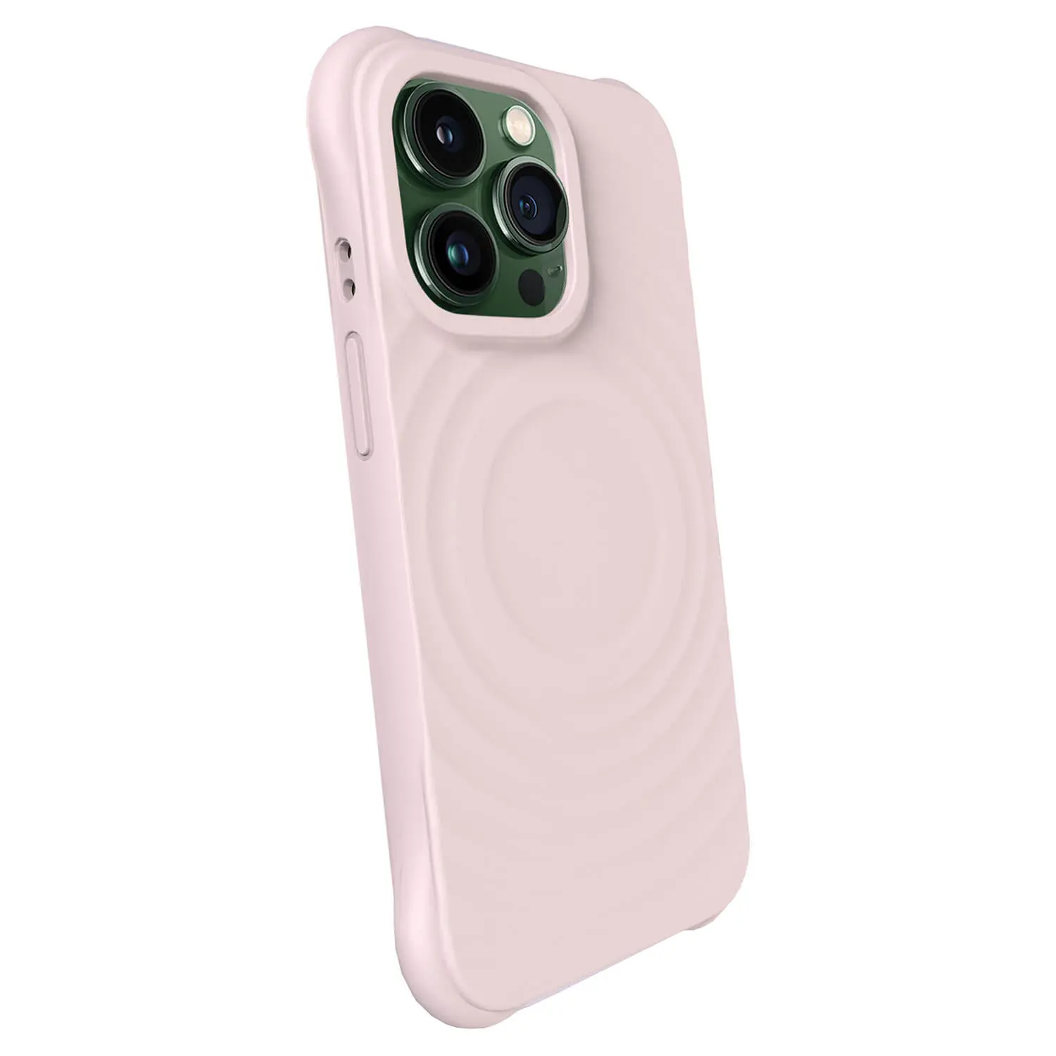 Shock-proof case MagSafe na Apple iPhone 13 Pro - Vlastní gravírování - Růžová