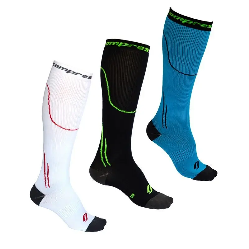 X-BOOST kompresní podkolenky COMPRESSOX 35-38 červená / černá