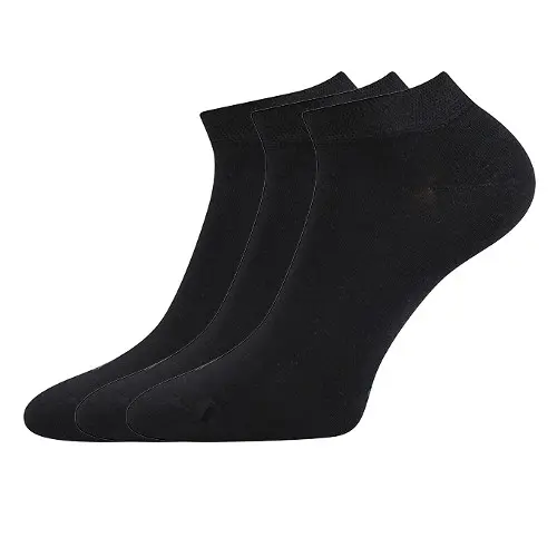 3PACK ponožky Lonka nízké černé (Esi)