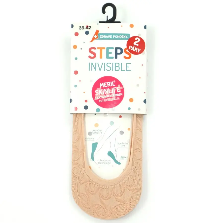 Speciální dámské antibakteriální ťapky Steps 35-38 natural