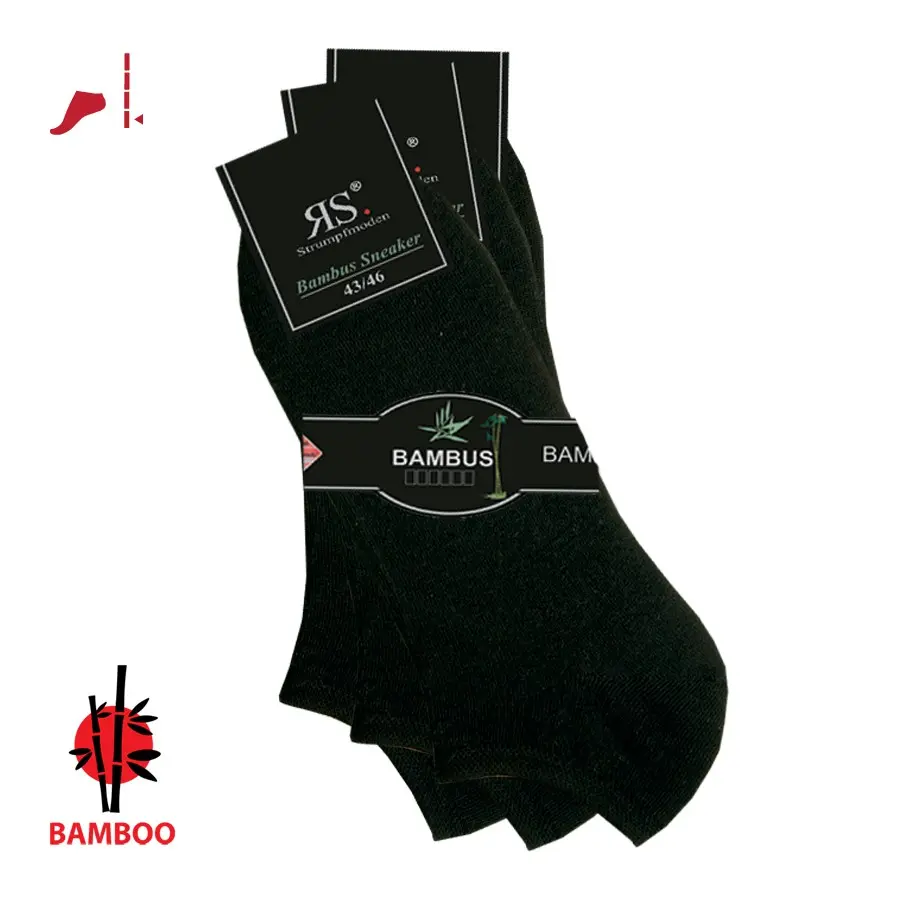 Pánské nadměrné letní sneaker bambusové RS 47-50 černá