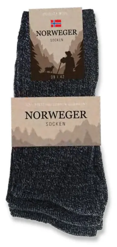 DARK extra teplé vlněné ponožky TRENDY SOCKS - 1 pár EXTRA
